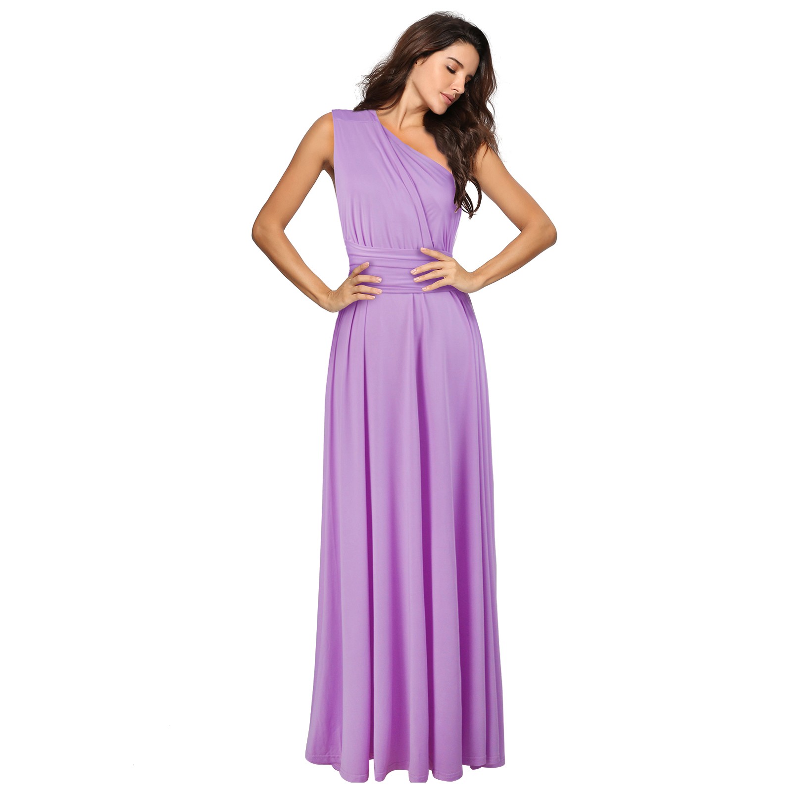 thumbnail image 2 of Vestido sexy cruzado con tirantes para mujer, multiusos, de poliéster, 5 colores, versátil para fiestas/verano, tallas asiáticas, 2 of 8